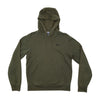 Nike Olive Green Cotton Blend Pullover Fleece Hoodie