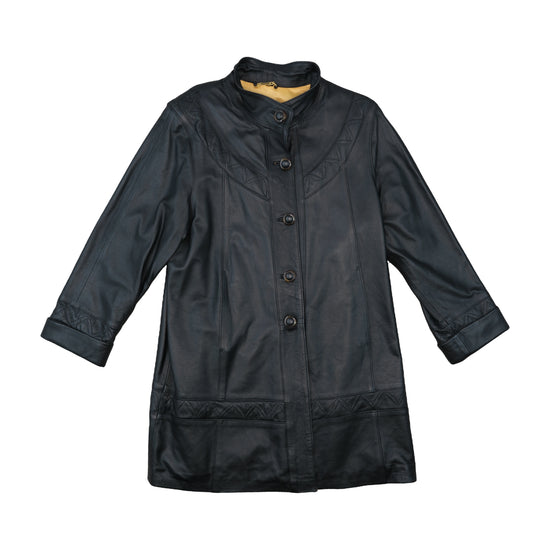 Rosado Vintage Leather Jacket Black