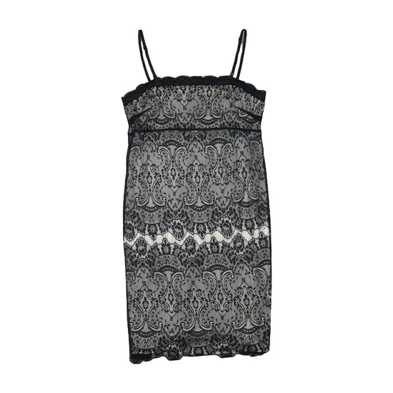 Styles by Steps Lace Slip Black XL