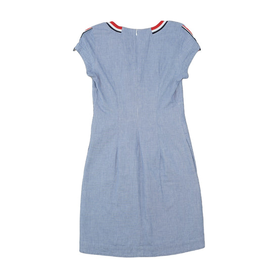 Danini Nautical Chambray Dress Light Blue M