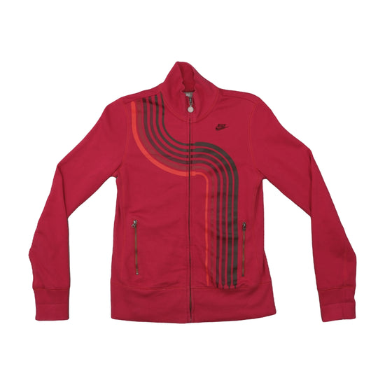 Nike Sports Track Jacket Raspberry Red