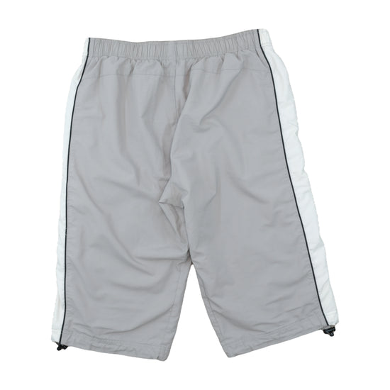 Nike Sport Shorts Gray White Side Panel L