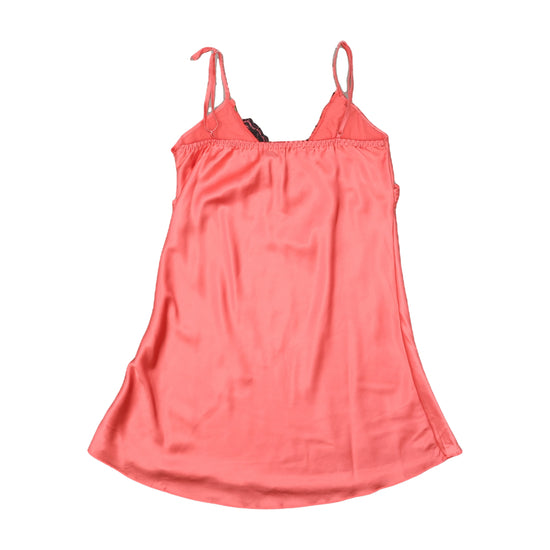 Vintage Pink Slip Dress Y2K Adjustable Tie Straps M