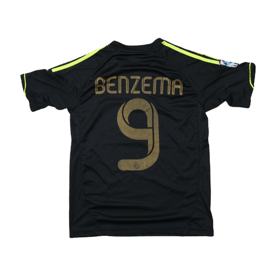 Adidas Real Madrid Away Shirt Benzema #9 Black