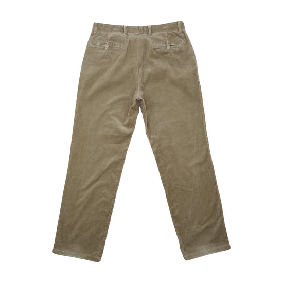 BARISAL Corduroy Pleated Trousers Beige L