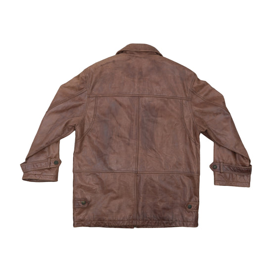 Stones & Bones Leather Sound Leather Jacket Brown L