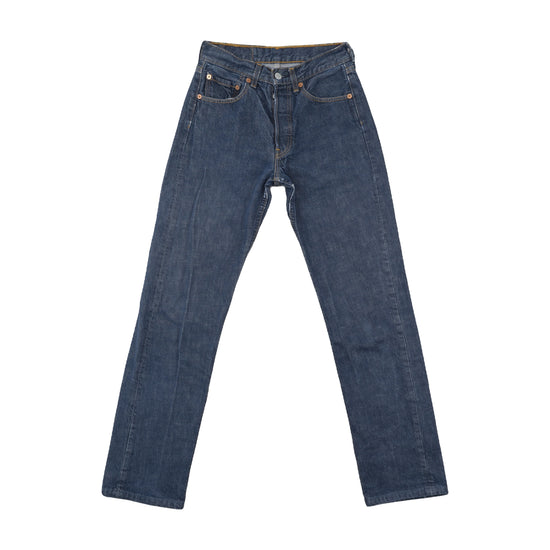 Levi's 501 Straight Jeans Dark Indigo Blue XXS