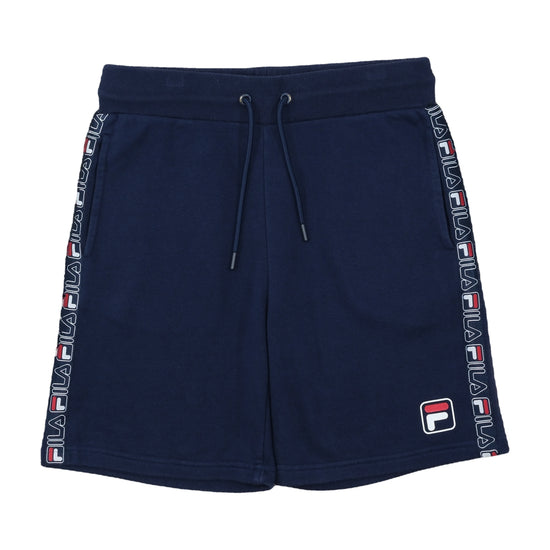 Fila Logo Tape Sweat Shorts Navy S