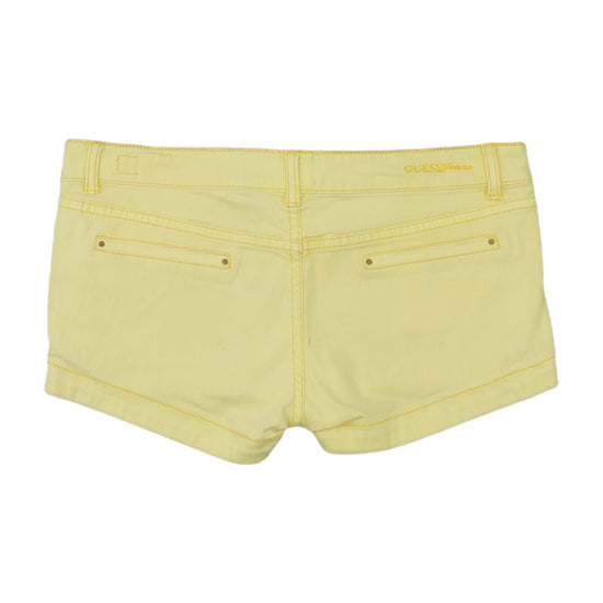 Guess Jeans Low-Rise Mini Shorts Lemon Yellow