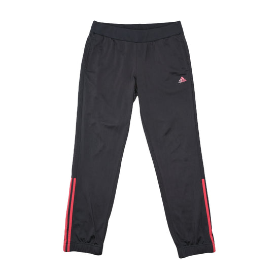 Adidas Track Pants Black Pink Three Stripe