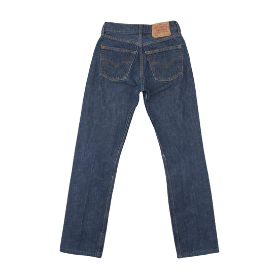 Levi's 501 Straight Jeans Dark Indigo Blue XXS