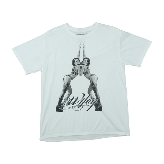 VelvetRevolt x Kristen Leanne Graphic T-Shirt White L