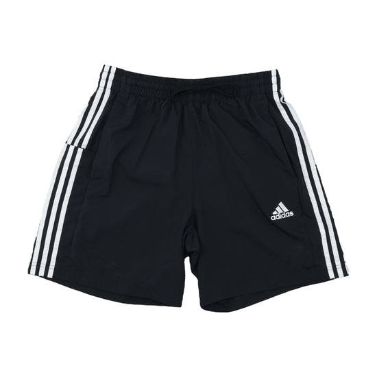 Adidas Three-Stripe Athletic Shorts Black XXS