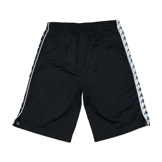 Kappa Banda Shorts Black White Tape XXS