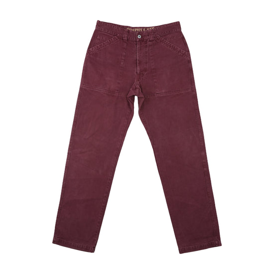 Murphy & Nye Sailmakers Double-Knee Canvas Pants Purple