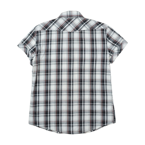 Terranova Streetwear Project Plaid Check Shirt White S