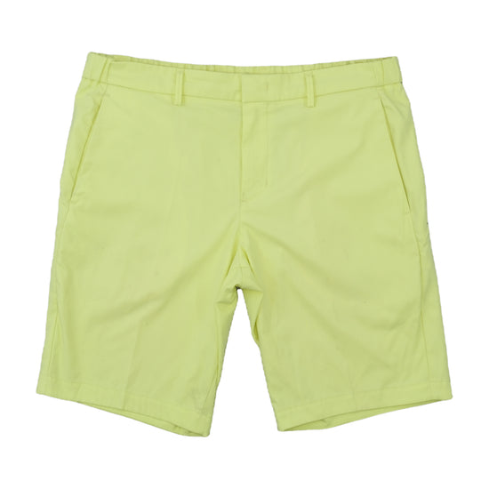 BOSS Green Technical Twill Shorts Acid Lime Yellow XL