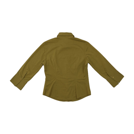 Mossimo Stretch Blouse Olive Green XS