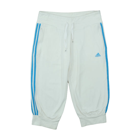 Adidas Essentials Cropped Jogger Pants White M