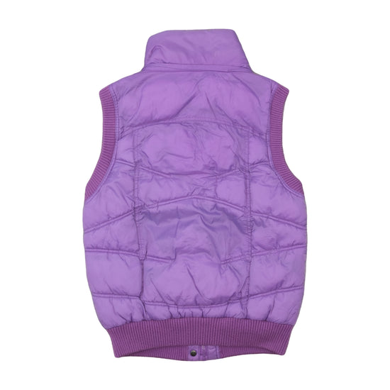 Vero Moda Denim Puffer Vest Bright Violet Purple M