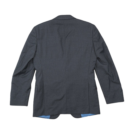 Tommy Hilfiger Tailored Pinstripe Blazer Charcoal Gray XL
