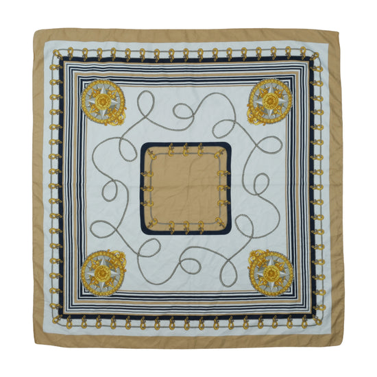 El Corte Inglés Baroque Print Scarf Beige