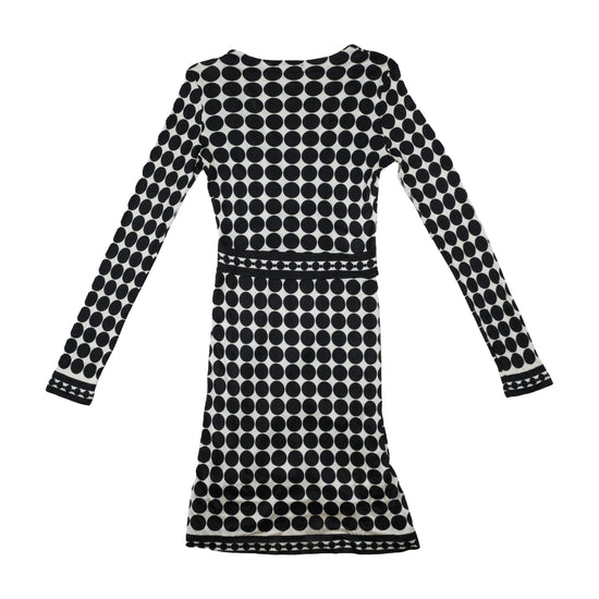 Custo Barcelona Polka Dot Mini Dress Black White XS