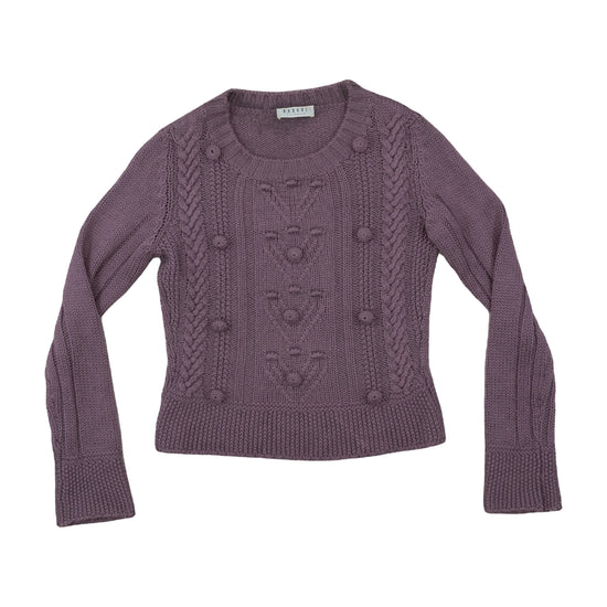 Baroni Diamonds Cable Knit Merino Sweater Dusty Purple M