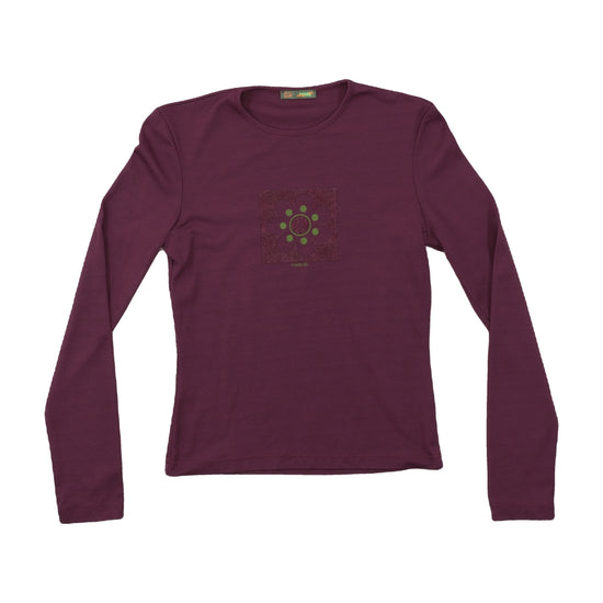 PHARD Long Sleeve Graphic T-Shirt Purple