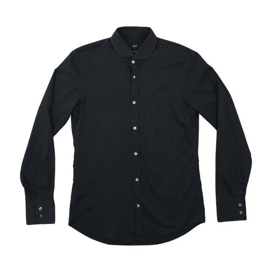 BOSS Hugo Boss HELGE Extra Slim Dress Shirt Black M