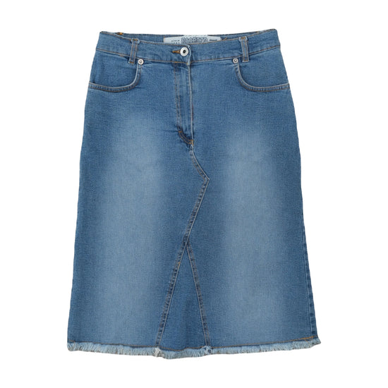 Essenza Strength Clothing Denim Midi Skirt Blue XS