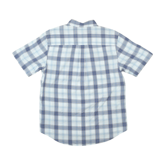 Timberland Relaxed Fit Plaid Shirt Blue M