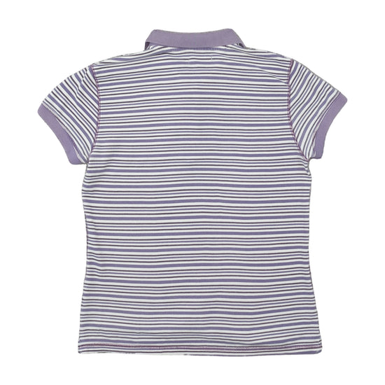 Best Company Polo Shirt Lilac Stripe Purple M