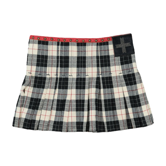 Zu Elements Tartan Plaid Mini Skirt Multicolor M