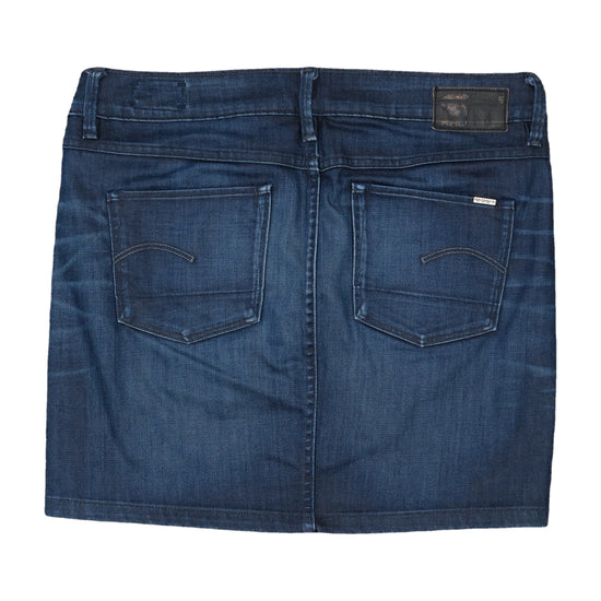 G-Star Raw 3301 Long Mini Skirt Indigo Blue