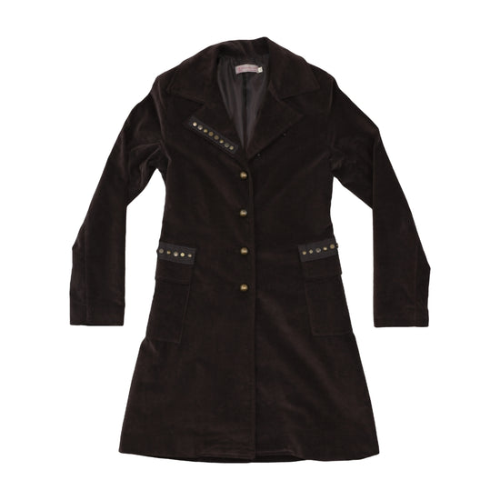 Rinascimento Linea DixDi Velvet Coat Dark Brown S