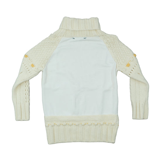 X-Raited Fitted Sweater Beige S