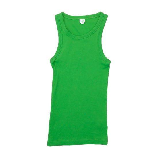 Arket Ribbed Tank Top Kelly Green XS