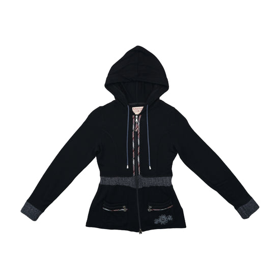 Marlboro Classics Zip Hoodie Peplum Black L
