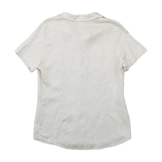 Yessica Camp Collar Shirt Beige S/m