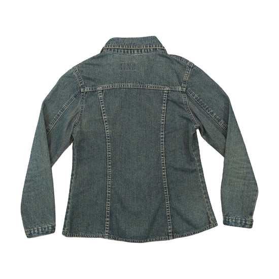 Apranti Jeans Company Denim Jacket Acid-Wash Blue S
