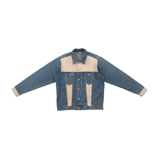 Go Southern Two-Tone Denim Jacket Blue L