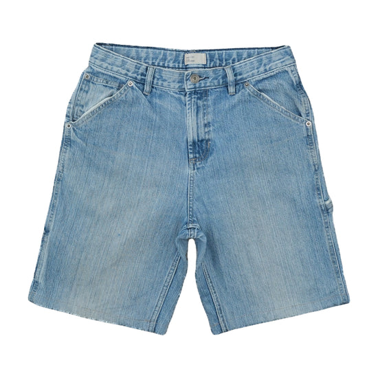 GAP Carpenter Denim Shorts Light Acid-Wash Blue XXS