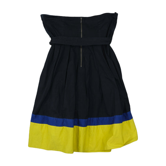 Cora Kemperman Strapless Dress Colour-Block Navy XL