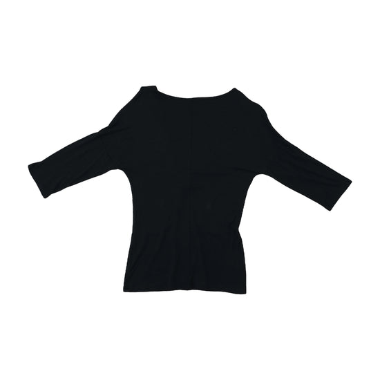 MAX&Co. Tricot Long-Sleeve Top Black M