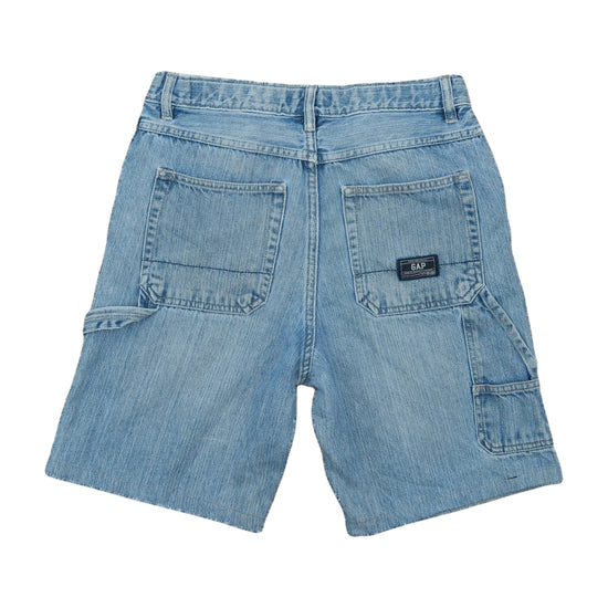 GAP Carpenter Denim Shorts Light Acid-Wash Blue XXS