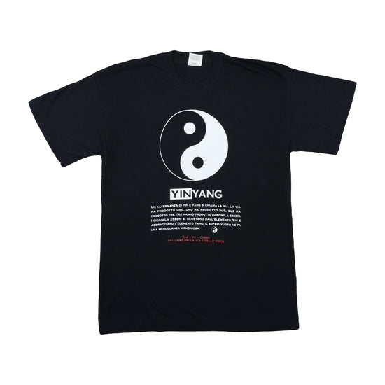 Screen Stars Original T Yin-Yang Graphic Tee Black L