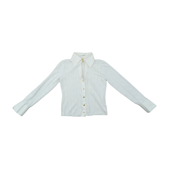 Nara Camicie Jacquard Blouse White