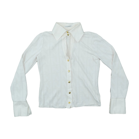 Nara Camicie Jacquard Blouse White