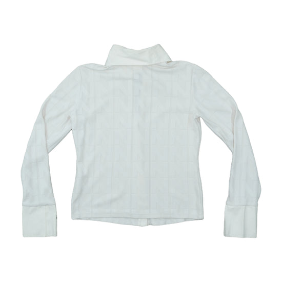 Nara Camicie Jacquard Blouse White